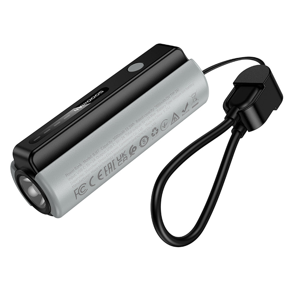 Batterie Externe Borofone BJ87 Star, 5000mAh, 10W, 1 x USB-C, Gris