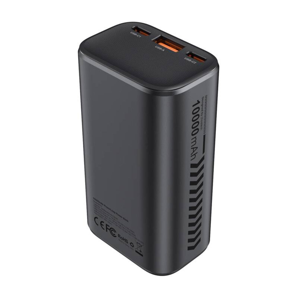 Batterie Externe Choetech B701, 10000mAh, 30W, QC + PD, 1 x USB-A - 2 x USB-C, Noire