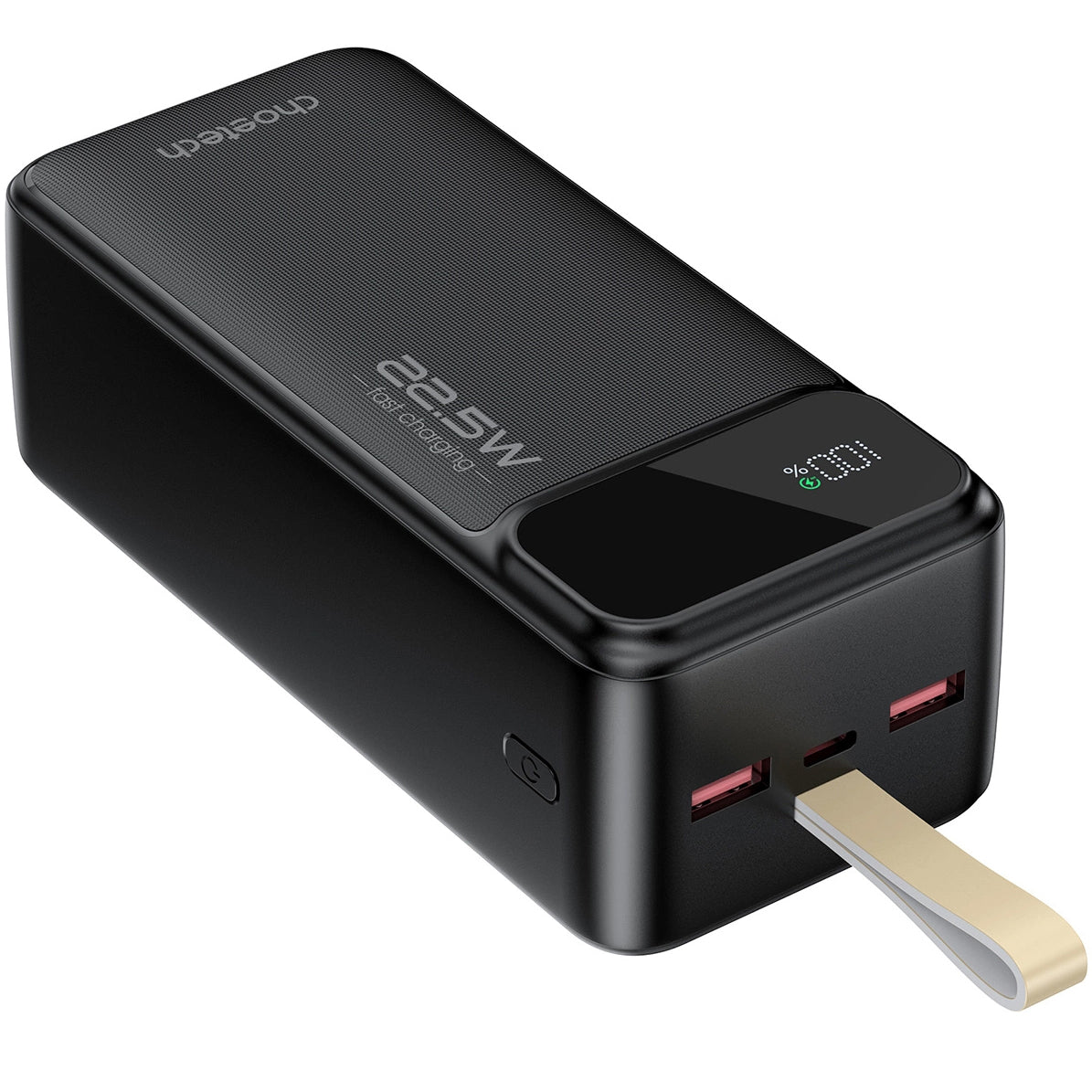 Batterie externe Choetech B731, 40000mAh, 22.5W, QC + PD, 1 x USB-C - 2 x USB-A, Noir 