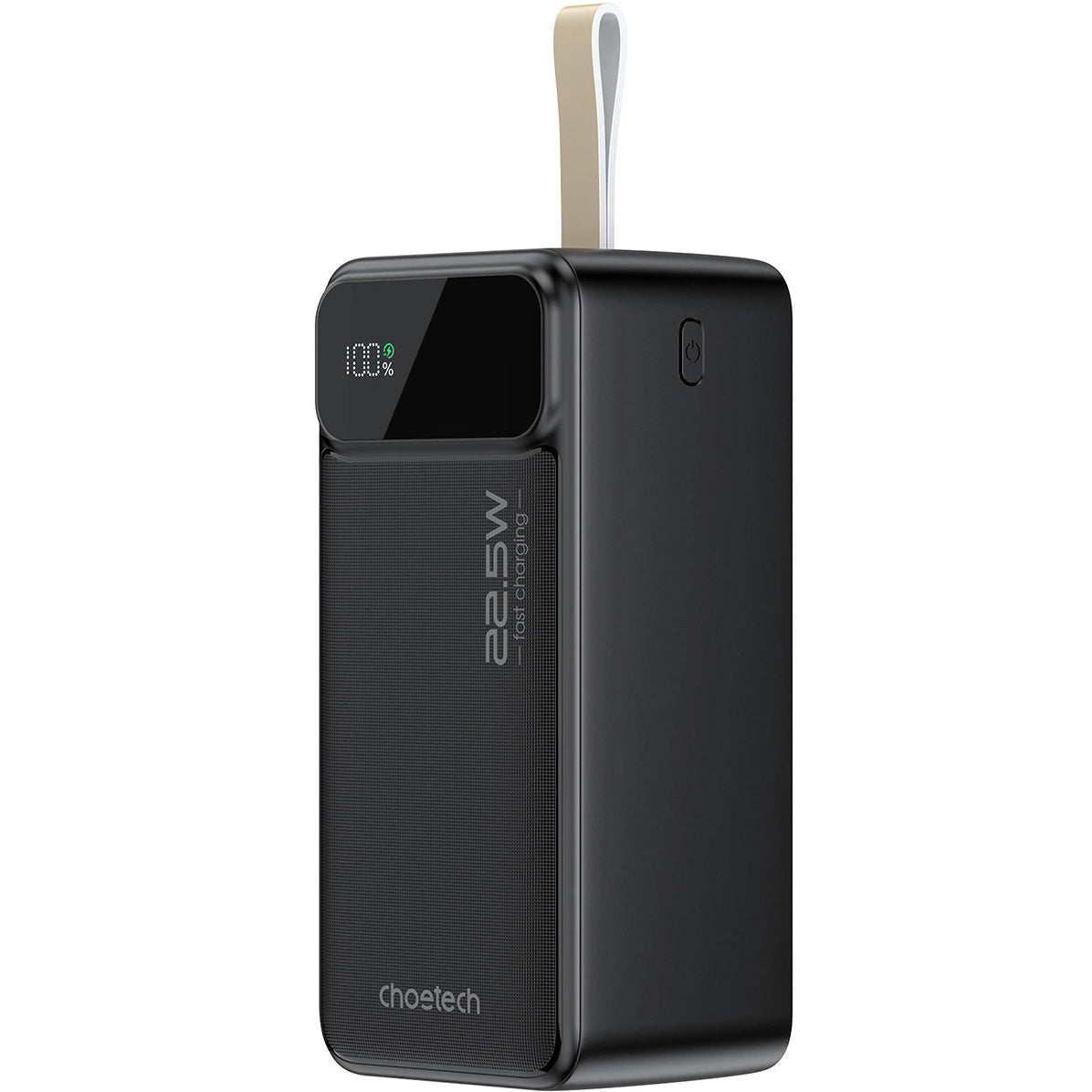 Batterie externe Choetech B732, 50000mAh, 22.5W, QC + PD, 1 x USB-C - 2 x USB-A, Noir 