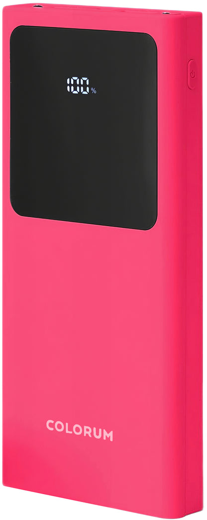 Batterie externe Colorum CPB10-02, 10000mAh, 10W, 2 x USB-A, Magenta