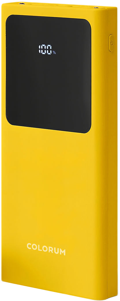 Batterie externe Colourum CPB10-02, 10000mAh, 10W, 2 x USB-A, Jaune