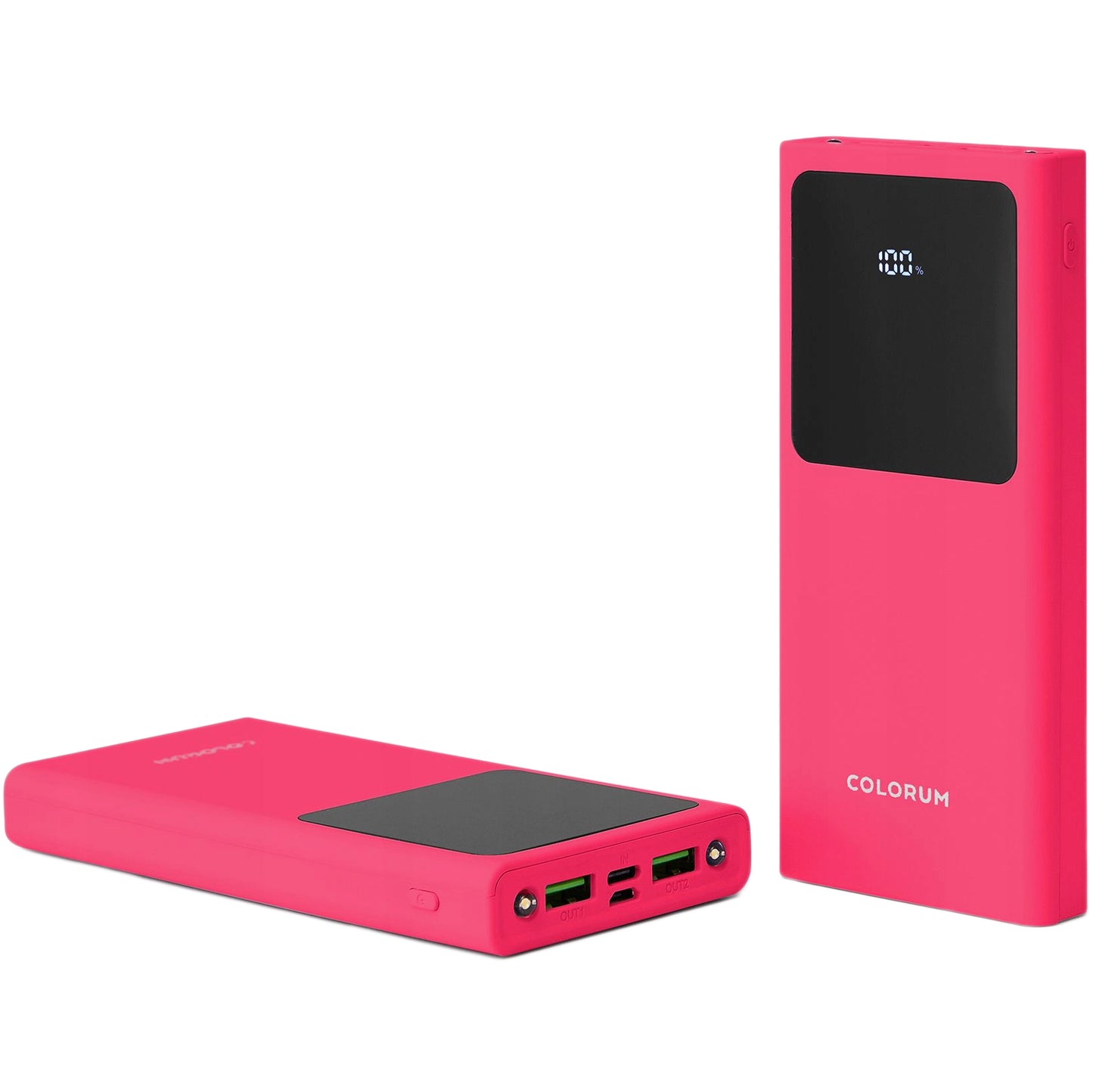 Batterie externe Colorum CPB10-02, 10000mAh, 10W, 2 x USB-A, Magenta