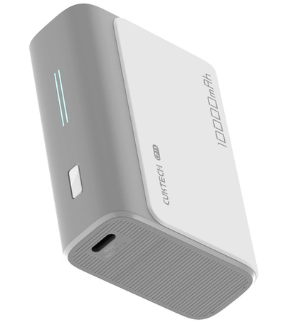 Batterie Externe Cuktech CP13, 10000mAh, 30W, QC + PD, 1 x USB-A - 1 x USB-C, Gris