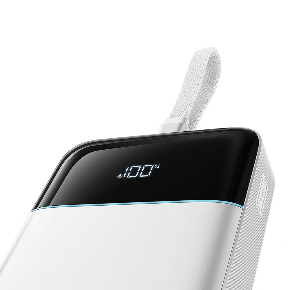 Batterie externe Cuktech LPB252N, 25 000 mAh, 120 W, QC + PD, 1 x USB-A - 2 x USB-C, blanche