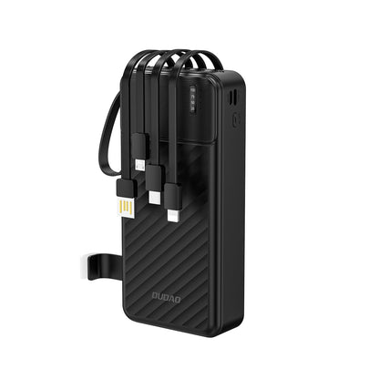 Batterie Externe Dudao K11 Pro, 20000mAh, 10W, 1 x Lightning - 1 x microUSB - 1 x USB-A - 1 x USB-C, Noire
