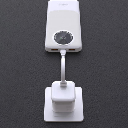 Batterie Externe Dudao K12Pro, 20000mAh, 22.5W, QC + PD, 1 x USB-C - 2 x USB-A, Blanche