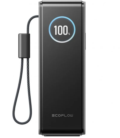 Batterie Externe EcoFlow Rapid, 25000mAh, 170W, QC + PD, 1 x USB-A - 3 x USB-C, Gris