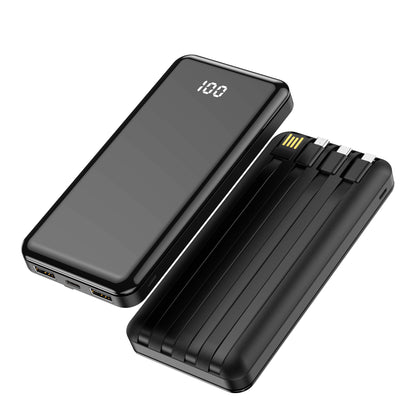 Batterie externe Forever TB-411, 10000mAh, 10W, 1 x Lightning - 1 x microUSB - 1 x USB-C - 2 x USB-A, Noir