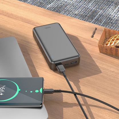 Batterie Externe HOCO J100A, 20000mAh, 10W, 2 x USB-A, Noire