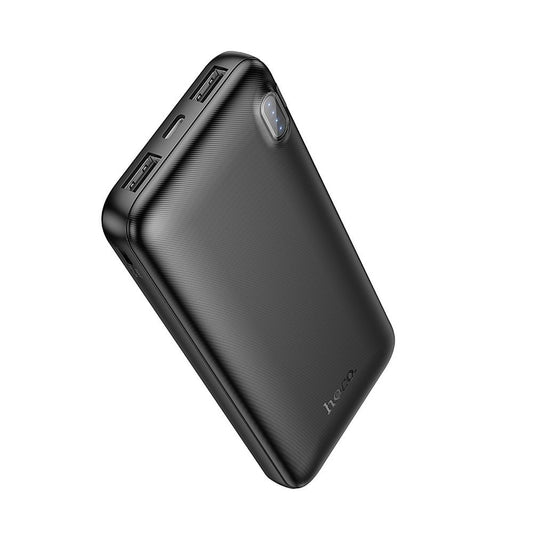 Batterie Externe HOCO J128, 10000mAh, 10W, 2 x USB-A, Noire