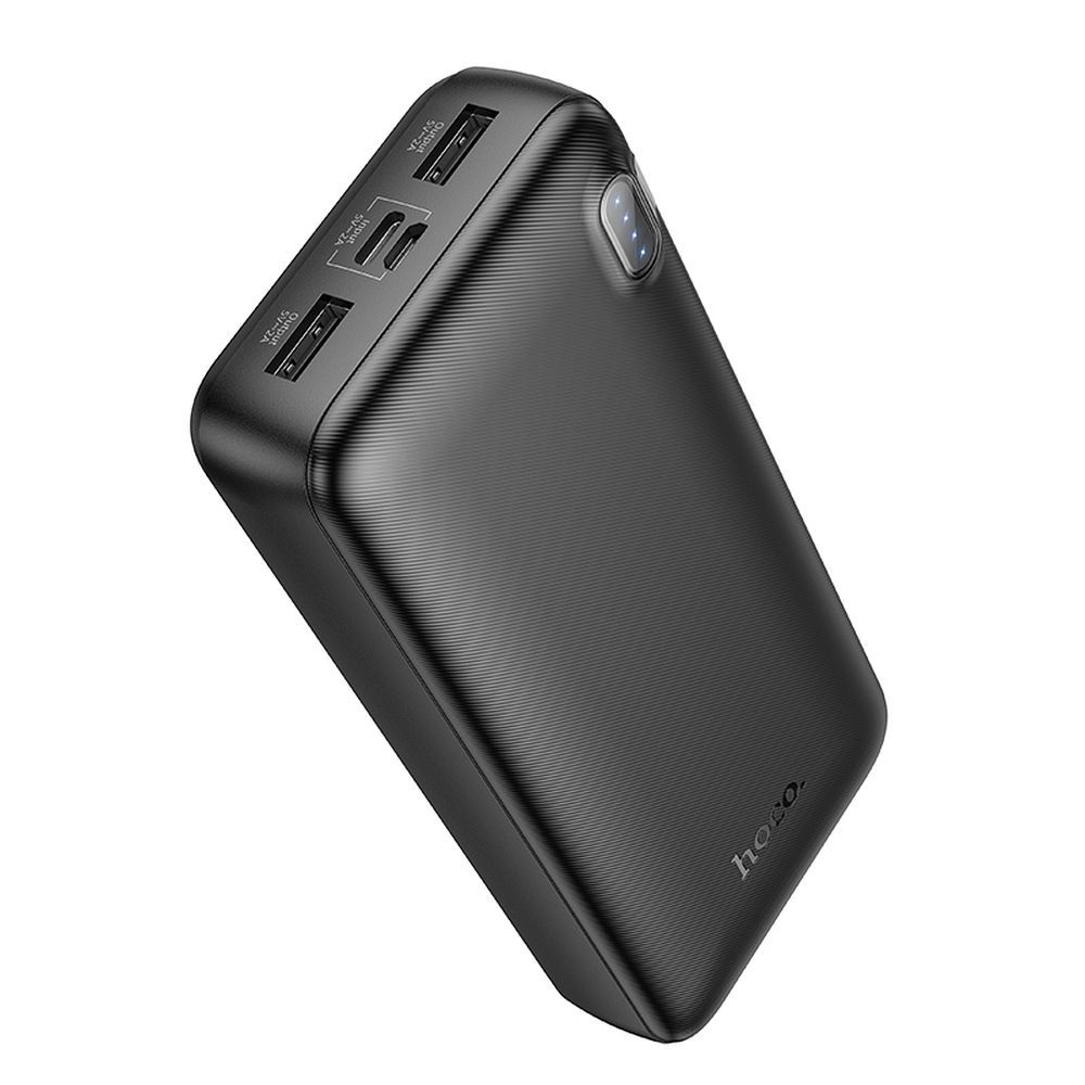 Batterie Externe HOCO J128A, 20000mAh, 10W, 2 x USB-A, Noire, Reconditionnée