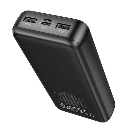 Batterie Externe HOCO J128A, 20000mAh, 10W, 2 x USB-A, Noire, Reconditionnée