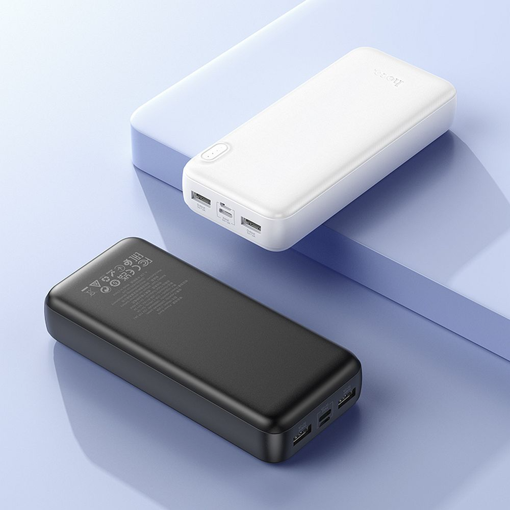 Batterie Externe HOCO J128A, 20000mAh, 10W, 2 x USB-A, Noire, Reconditionnée