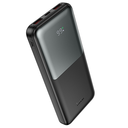 Batterie externe HOCO J136, 10 000 mAh, 22,5 W, QC + PD, 1 x USB-C - 2 x USB-A, noire