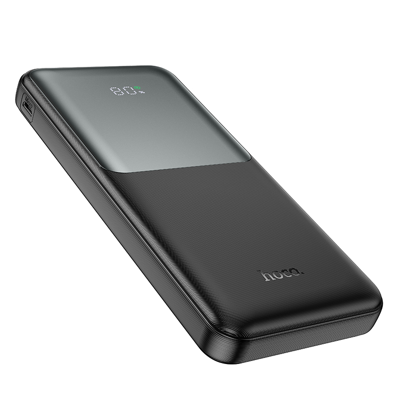 Batterie externe HOCO J136, 10 000 mAh, 22,5 W, QC + PD, 1 x USB-C - 2 x USB-A, noire