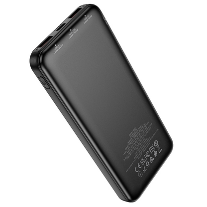 Batterie externe HOCO J136, 10 000 mAh, 22,5 W, QC + PD, 1 x USB-C - 2 x USB-A, noire