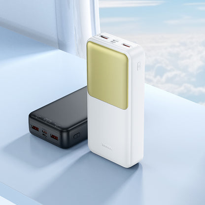 Batterie Externe HOCO J136A, 20000mAh, 22,5W, QC + PD, 1 x USB-C - 2 x USB-A, Noire
