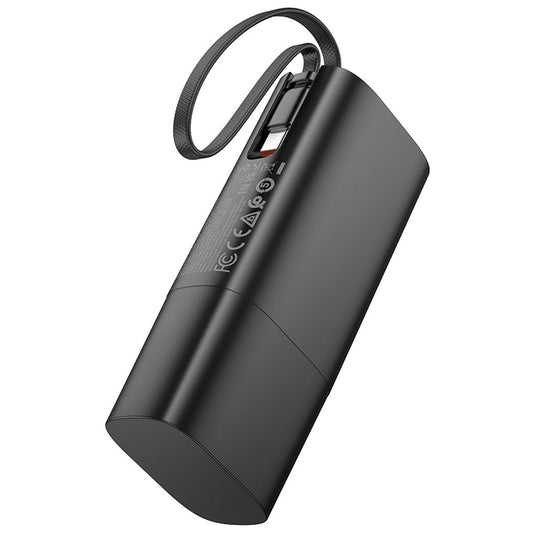 Batterie externe HOCO J148 2-en-1, 5000 mAh, 20 W, PD, 2 x USB-C, noire
