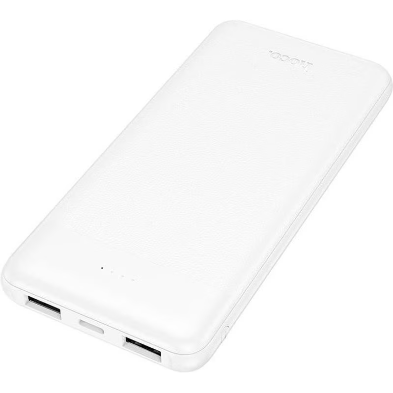 Batterie Externe HOCO J153 Stability, 10000mAh, 10W, 2 x USB-A, Blanche