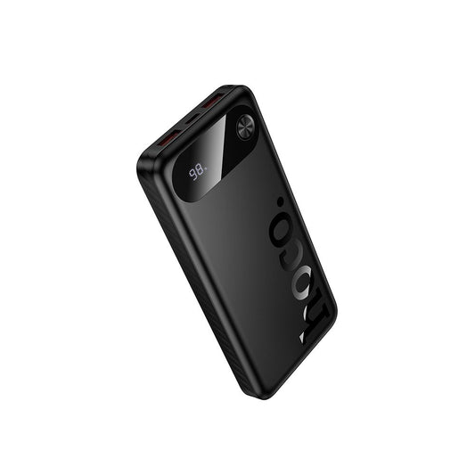 Batterie Externe HOCO J154, 10000mAh, 22,5W, QC + PD, 1 x USB-C - 2 x USB-A, Noire
