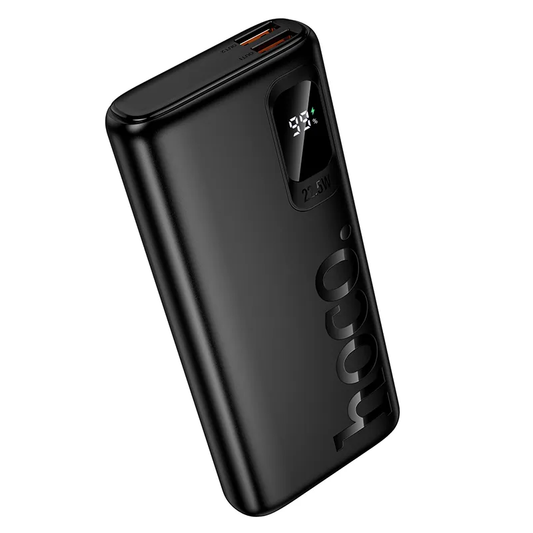 Batterie Externe HOCO J158 Pro, 10000mAh, 22,5W, QC + PD, 1 x USB-C - 2 x USB-A, Noire