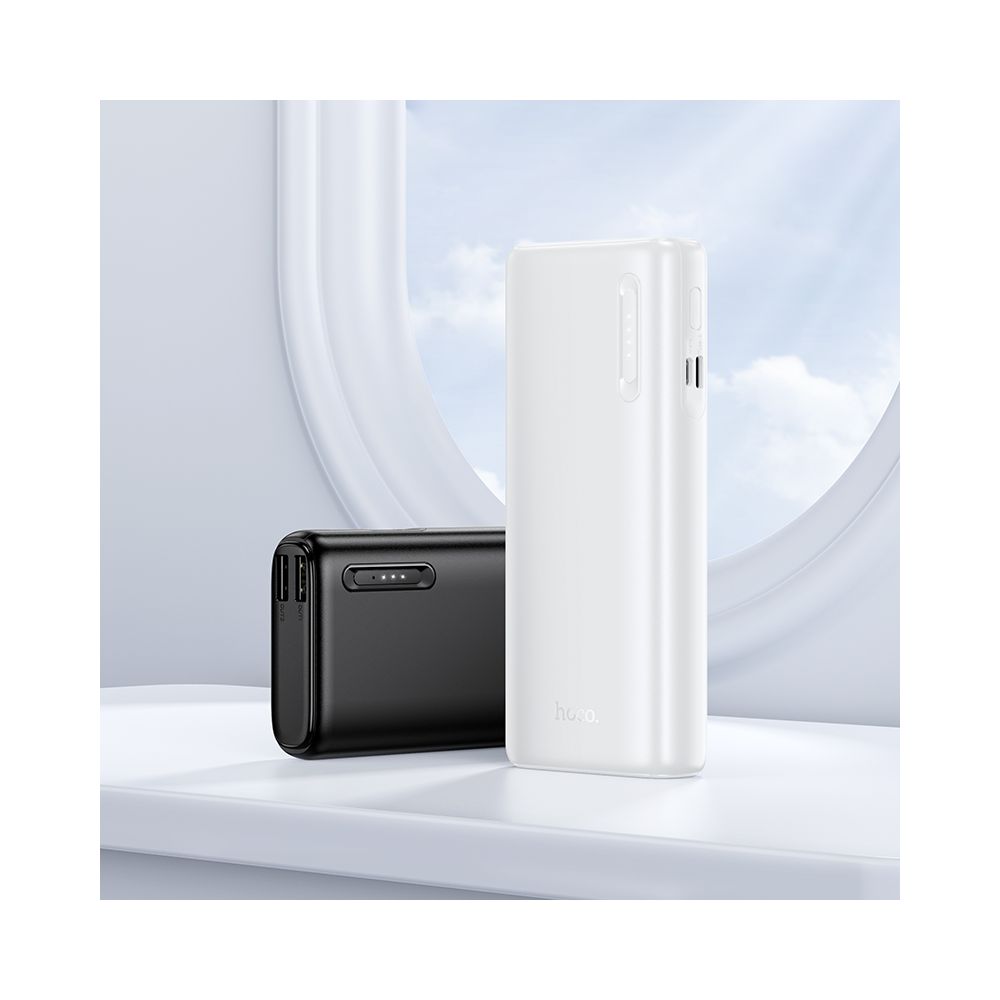 Batterie Externe HOCO J158A, 10000mAh, 10W, 2 x USB-A, Blanche