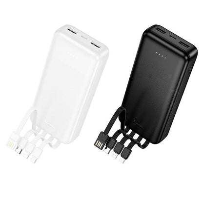 Batterie externe HOCO J163A, 20 000 mAh, 10 W, 1 x Lightning - 1 x microUSB - 1 x USB-C - 2 x USB-A, noire