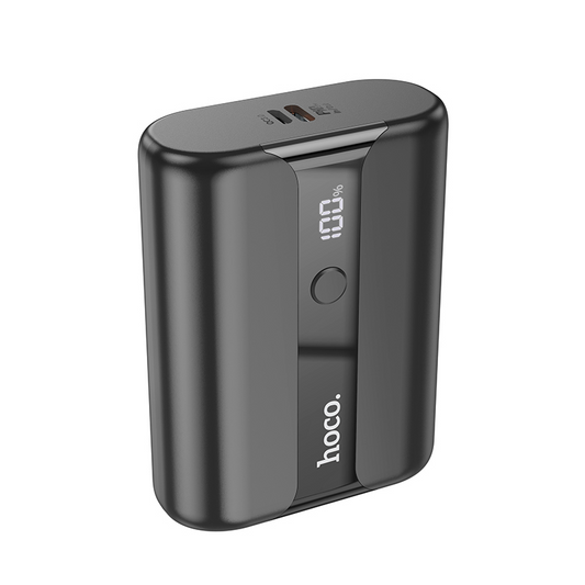 Batterie externe HOCO Q3 Pro, 10 000 mAh, 22,5 W, QC + PD, 1 x USB-A - 1 x USB-C, noire