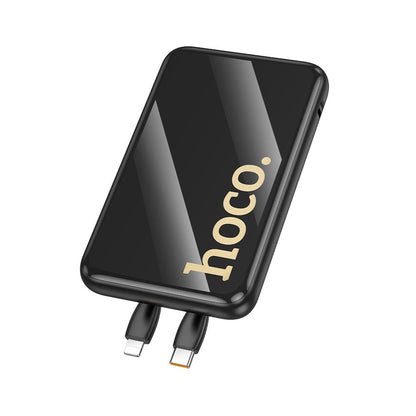 Batterie Externe HOCO Q37, 10000mAh, 22,5W, QC + PD, 1 x Lightning - 1 x USB-A - 2 x USB-C, Noire