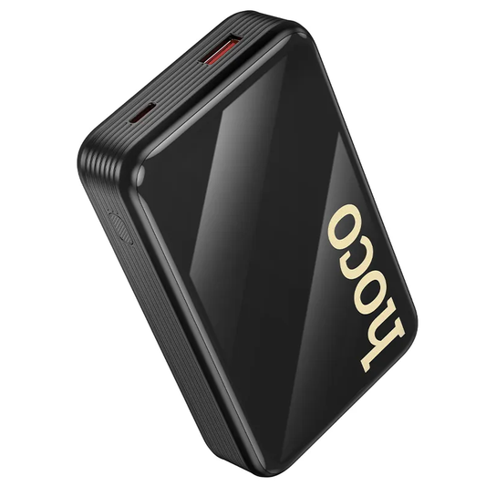Batterie Externe HOCO Q37A, 20000mAh, 22,5W, QC + PD, 1 x Lightning - 1 x USB-A - 2 x USB-C, Noire
