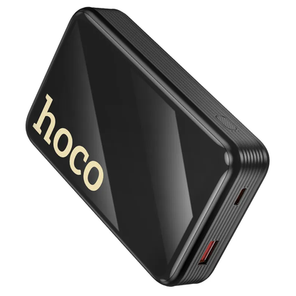 Batterie Externe HOCO Q37A, 20000mAh, 22,5W, QC + PD, 1 x Lightning - 1 x USB-A - 2 x USB-C, Noire