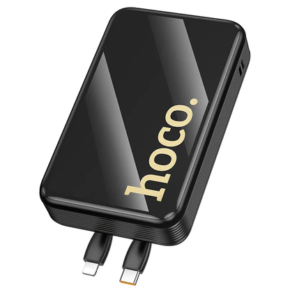 Batterie Externe HOCO Q37A, 20000mAh, 22,5W, QC + PD, 1 x Lightning - 1 x USB-A - 2 x USB-C, Noire