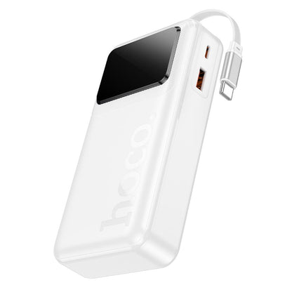 Batterie externe HOCO Q41, 20000 mAh, 22,5 W, QC + PD, 1 x USB-A - 2 x USB-C, blanche
