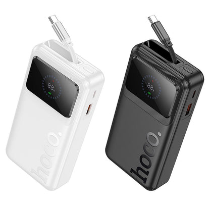 Batterie externe HOCO Q41, 20000 mAh, 22,5 W, QC + PD, 1 x USB-A - 2 x USB-C, blanche