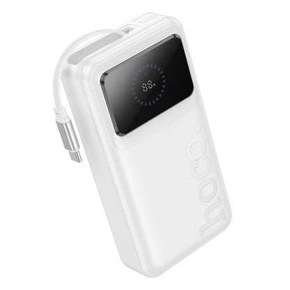 Batterie externe HOCO Q41, 20000 mAh, 22,5 W, QC + PD, 1 x USB-A - 2 x USB-C, blanche