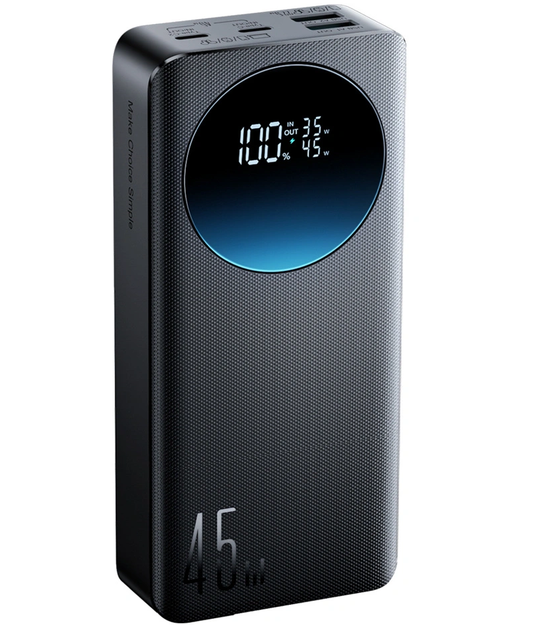 Batterie Externe Joyroom JR-PBF02 Pro, 20000mAh, 45W, QC + PD, 2 x USB-A - 2 x USB-C, Noire