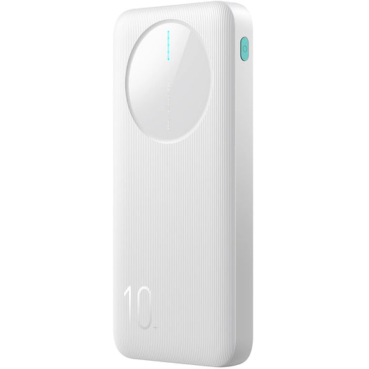 Batterie Externe Joyroom JR-PBF12, 10000mAh, 12W, 1 x USB-C - 2 x USB-A, Blanche