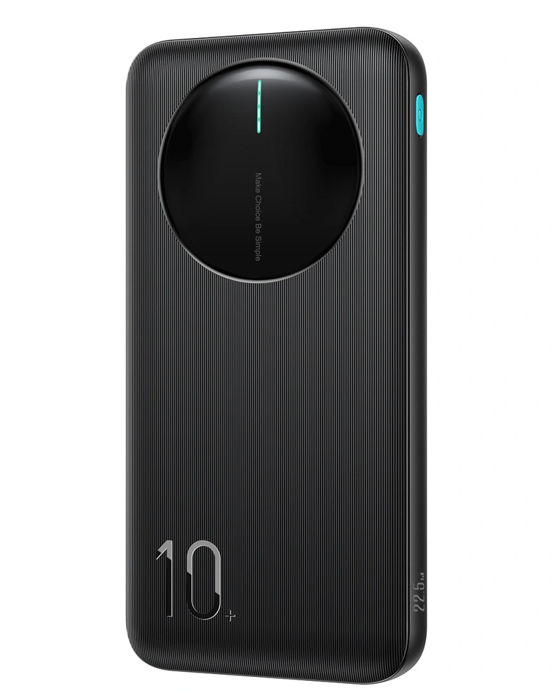 Batterie Externe Joyroom JR-PBF12 Pro, 10000mAh, 22,5W, QC + PD, 1 x USB-C - 2 x USB-A, Noire