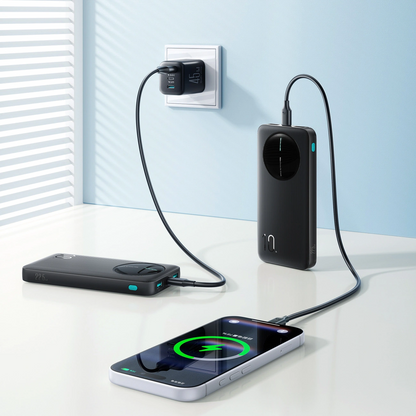 Batterie Externe Joyroom JR-PBF12 Pro, 10000mAh, 22,5W, QC + PD, 1 x USB-C - 2 x USB-A, Noire