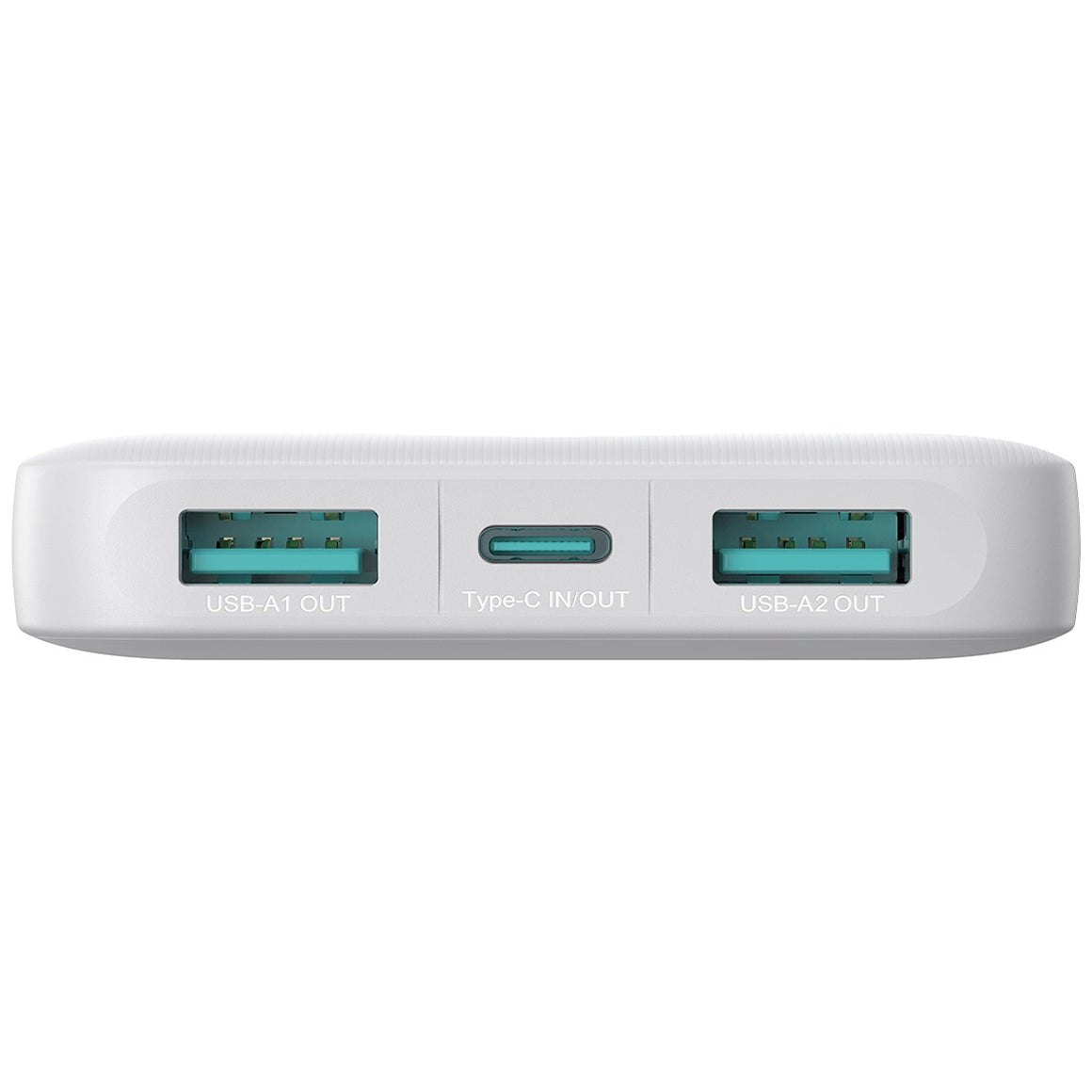 Batterie Externe Joyroom JR-PBF12, 10000mAh, 12W, 1 x USB-C - 2 x USB-A, Blanche