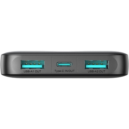 Joyroom Batterie externe JR-PBF12, 10000mAh, 12W, 1 x USB-C - 2 x USB-A, Noir