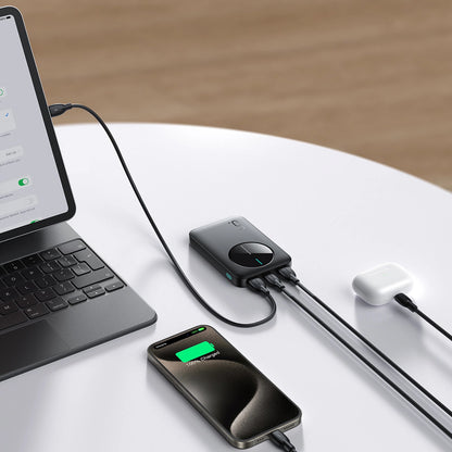 Batterie Externe Joyroom JR-PBF13, 5000mAh, 12W, 1 x USB-C - 2 x USB-A, Noire