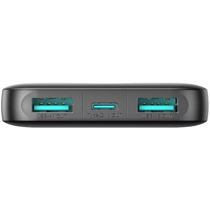 Batterie Externe Joyroom JR-PBF13, 5000mAh, 12W, 1 x USB-C - 2 x USB-A, Noire