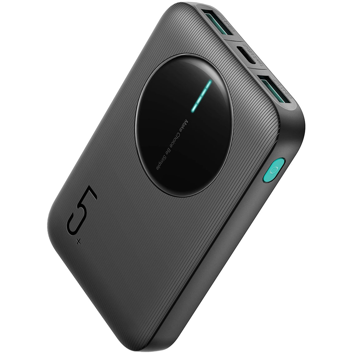 Batterie Externe Joyroom JR-PBF13, 5000mAh, 12W, 1 x USB-C - 2 x USB-A, Noire