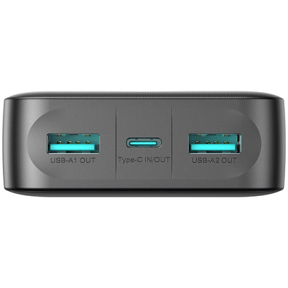 Batterie Externe Joyroom JR-PBF14, 20000mAh, 12W, 1 x USB-C - 2 x USB-A, Noire