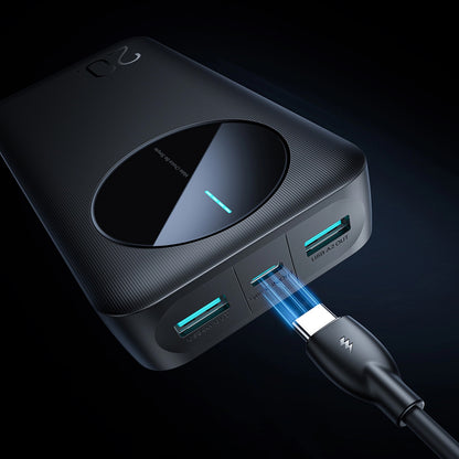Batterie Externe Joyroom JR-PBF14, 20000mAh, 12W, 1 x USB-C - 2 x USB-A, Noire