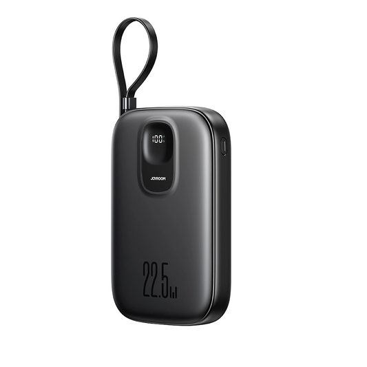 Batterie Externe Joyroom JR-PBF18, 10000mAh, 22.5W, QC + PD, 1 x Lightning - 1 x USB-A - 1 x USB-C, Noire