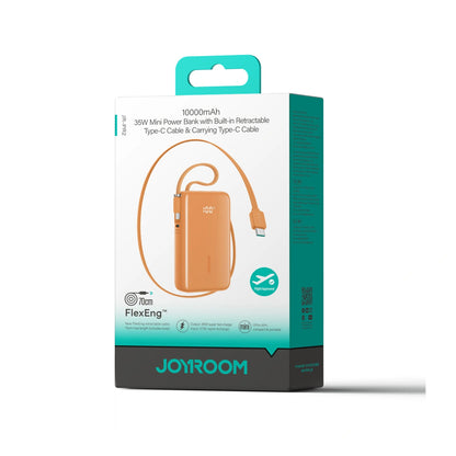 Batterie Externe Joyroom JR-PR2, 10000mAh, 35W, PD, 3 x USB-C, Orange
