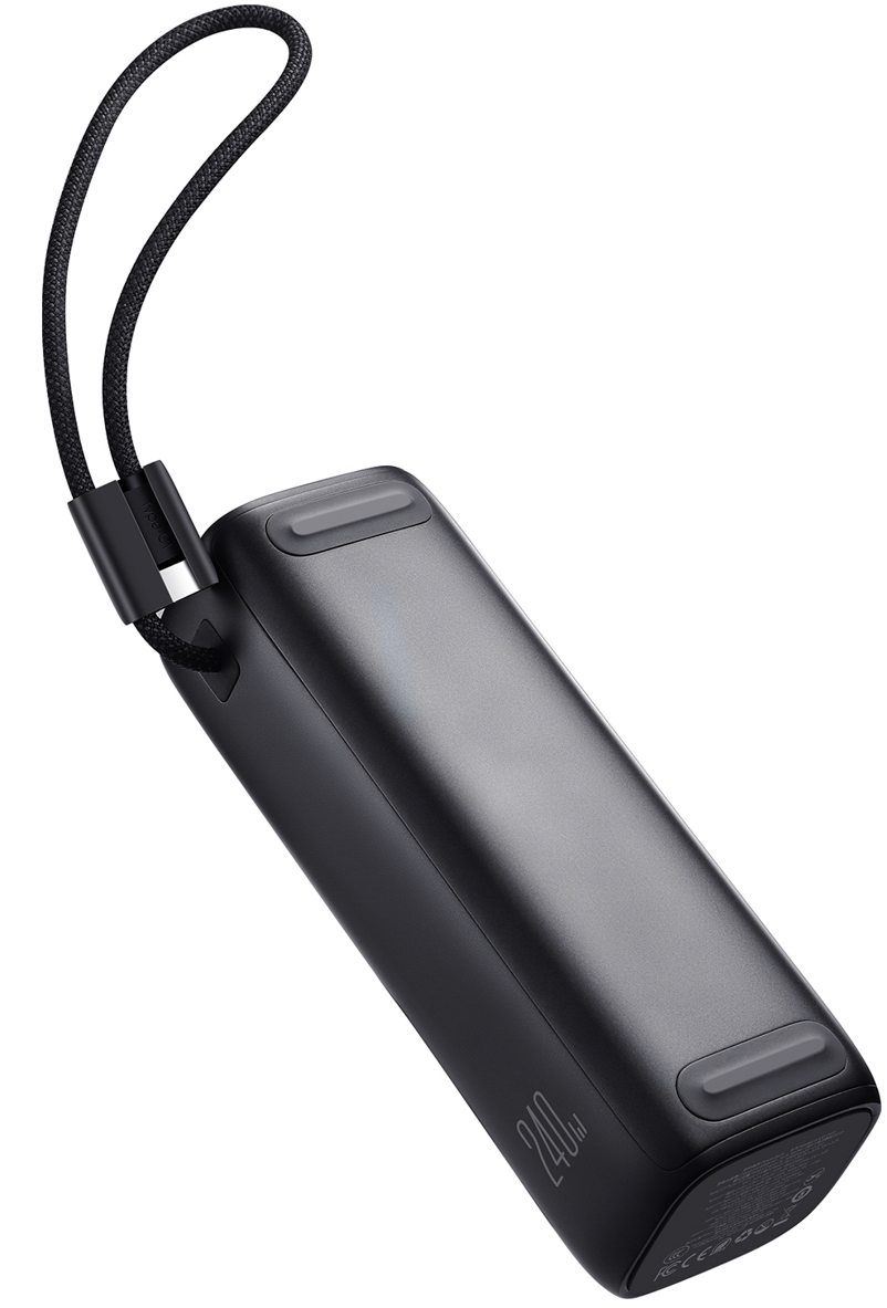 Joyroom PODIX PR70 Power Bank, 25000mAh, 240W, QC + PD, 1 x USB-A - 3 x USB-C, Black